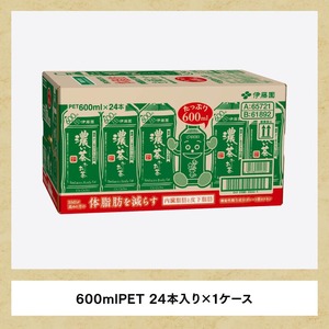 【6ヶ月定期便】伊藤園 お～いお茶 濃い茶 600ml×24本 PET【 飲料 飲み物お茶 ソフトドリンクお茶 お茶 ペットボトルお茶 備蓄お茶 全6回お茶 送料無料お茶 】