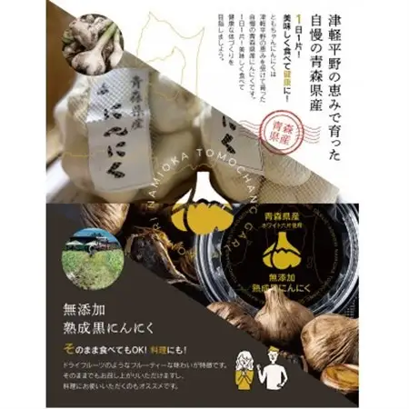 青森県産黒にんにく　100g×5個_野菜 にんにく・生姜 根菜 ニンニク にんにく しょうが ショウガ_【1389463】