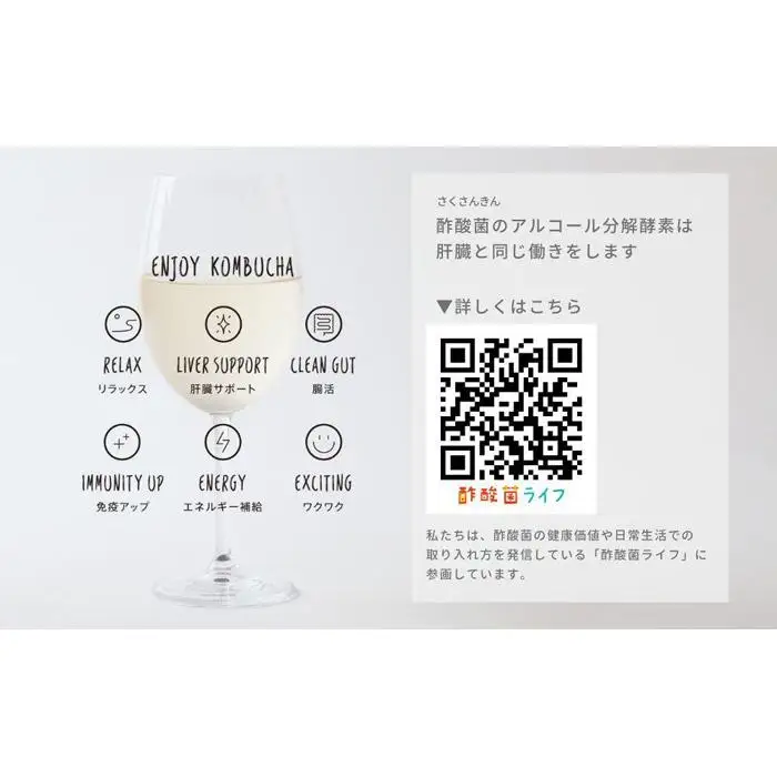 美味しく楽しめる！+KombuchaのKombucha　4本セット