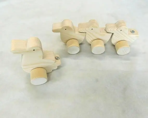 なかよしアヒルの親子 ／ 木工 玩具 おもちゃ 埼玉県