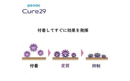 抗ウイルスボールペン「Cure29」 ／ 銅製 耐変色性 抗菌 埼玉県