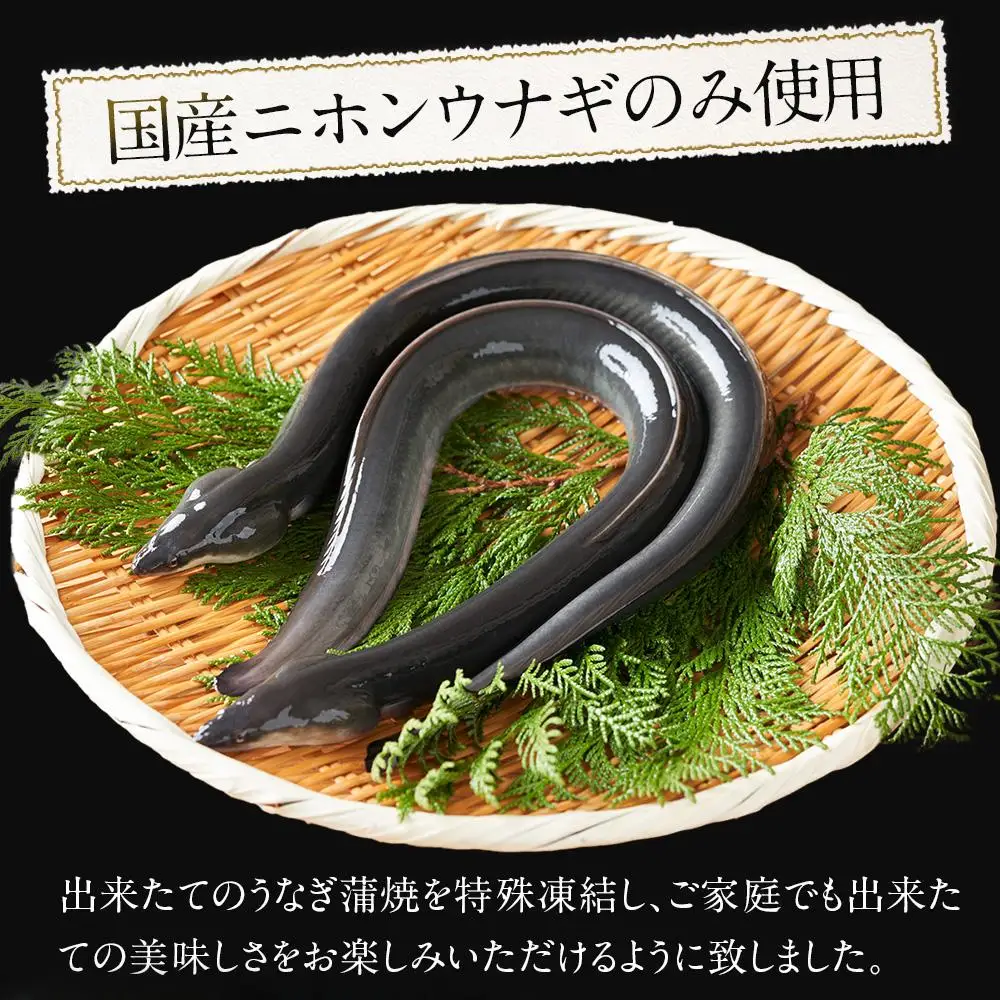 【国産ニホンウナギのみ使用】大穀のうなぎ蒲焼3袋、うなぎの骨唐揚げ1パックセット【要冷凍】 ／ 真空パック 紀州備長炭 特殊凍結 秘伝のたれ 埼玉県