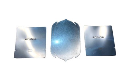 Air Stove FK-0003 19g カード型 固形燃料ストーブ ステンレス キャンプガジェット アウトドア ストーブ CGK