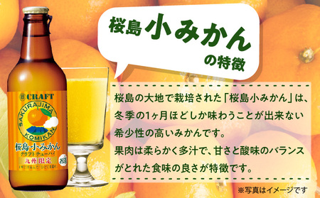 クラフトチューハイ 桜島小みかん 瓶 330ml×12本 K148-001 酒