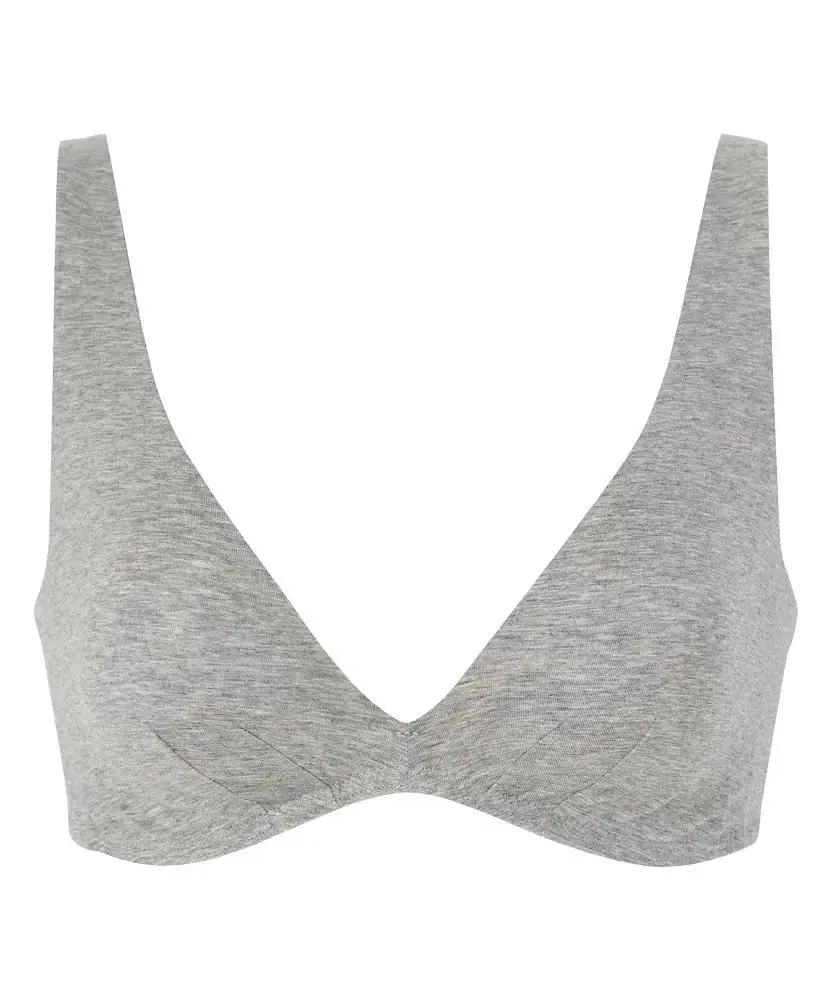 【ウンナナクール】364 コットン＜Mサイズ＞シルバーグレー＋オリーブ 2枚セット【ワコール】