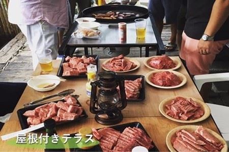 全天候型ファシリティーで贅沢キャンプ「やどろぎ荘」貸し切りプラン