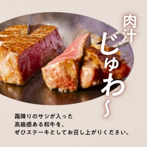 鹿児島黒毛和牛霜降りステーキ3枚（約300g入り） K130-014 肉 牛肉 冷凍
