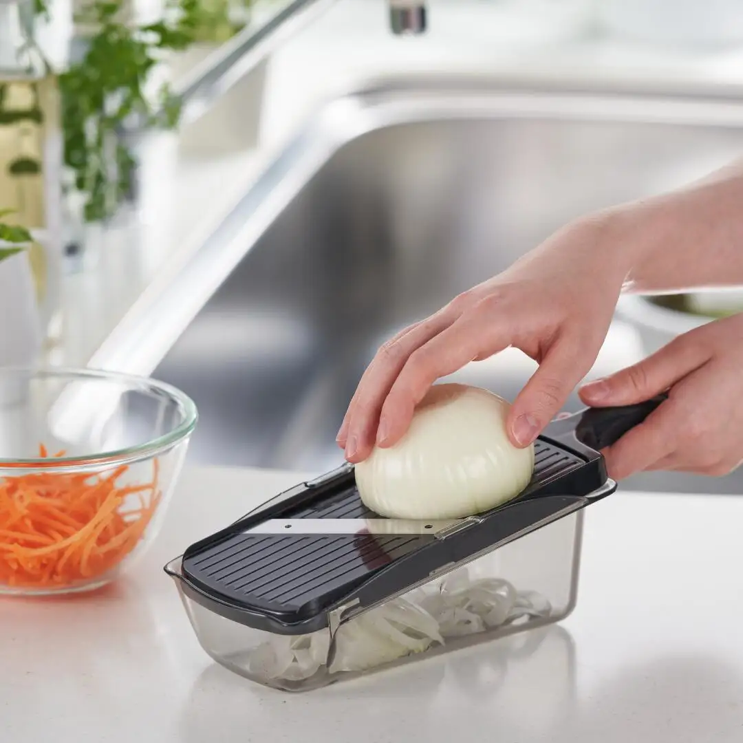 一台5役 快速調理器セット スライサー おろし キッチン用品 燕三条製 新生活 一人暮らし [下村工業] 【022S028】