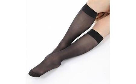 国産黒ショートストッキング15足セット(ソフト着圧)