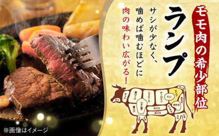 【全12回定期便】ランプ ステーキ 2枚 300g 長崎和牛 A4?A5ランク 希少部位【野中精肉店】 [VF18] 肉 牛肉 赤身 希少部位 A4?A5ランク ランプステーキ 焼肉