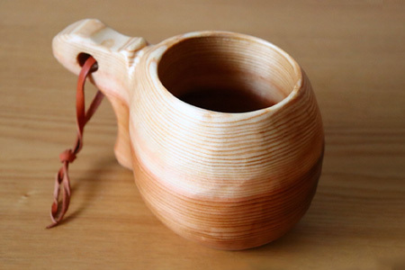 木頭杉のカップ -KUKU CUP- NW-7│杉 木頭杉 カップ ティーカップ 湯呑み フリーカップ コップ 食器 贈答 ギフト プレゼント 徳島県 那賀町 那賀ウッド