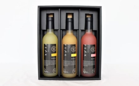 青森県産りんごジュース 【SANNOHE PEAK】 720ml×3本 りんごジュース