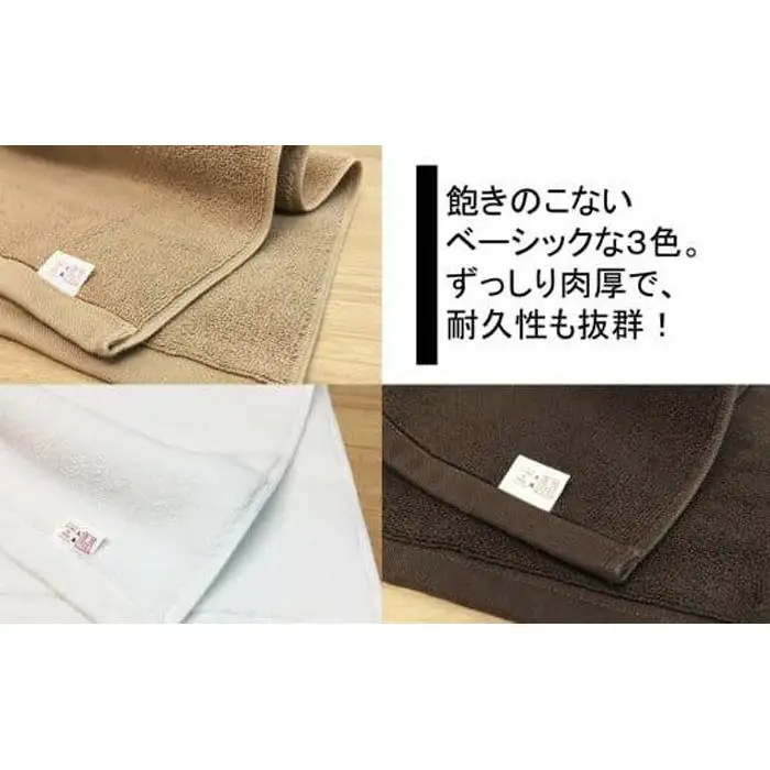 【泉州タオル】ROSHICHI ホテル仕様バスマット3色3枚セット