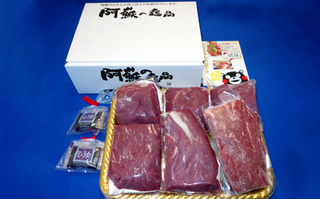 熊本 馬刺し 上赤身 詰め合わせ 約600g (約100g×6パック) 醤油付き