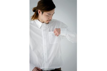 WATAKUMI　白シャツ　BOTTONDOWN（LL）