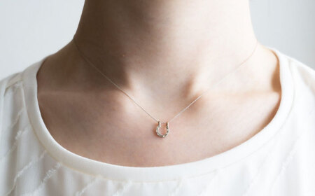 馬蹄ネックレス シルバー925 (40cm) [BIBP001] アクセサリー ネックレス