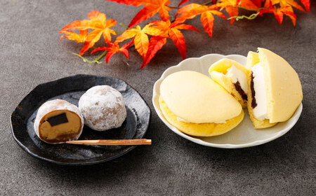 チーズ生クリームどら焼き（6個）と生キャラメル餡大福（6個）の詰め合わせ | 和菓子処 満つ葉  お菓子 和菓子 どら焼き 生どら焼き 大福 おやつ