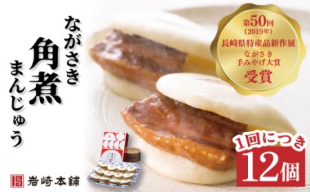 【6回定期便】角煮まんじゅう＆大とろ角煮まんじゅう 総計132個[OCT027] 角煮まん