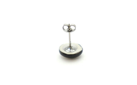 【美濃焼】 青錆むら タイル ピアス 直径10mm 瑞浪市 / TILEmade タイル アクセサリー ハンドメイド [AZCD046]