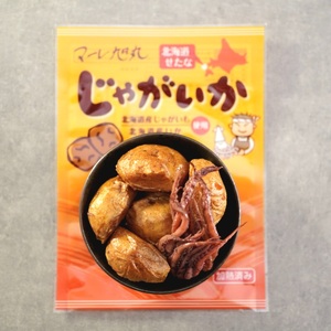 【北海道産じゃがいも使用】じゃがいか 5パックセット するめいか イカゲソ 冷凍 おつまみ 海鮮 野菜 せたな町 ふるさと納税