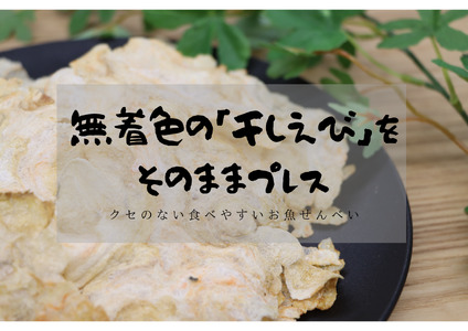 (10040)お魚せんべい えび エビ 海老 カルシウム 10袋セット 長門市