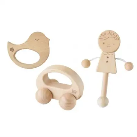 木製おもちゃのだいわのはじめてBaby Gift Set(5点セット)_雑貨・日用品 ベビー用品  _【1397644】