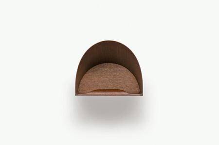 旭川家具　コサイン　fiorettoダストボックス(大) 【 旭川家具 北海道 旭川市 木製 家具 ゴミ箱 くず入れ 曲木 フラット 上質 エグゼクティブ ハイクラス デザイナーズ シンプル ナチュラル 手作り 北欧 おしゃれ 天然木 無垢 】_01437