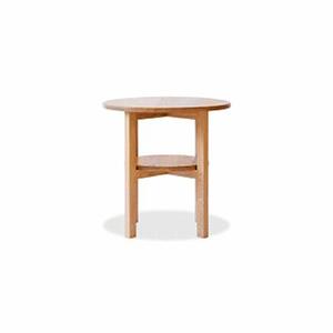 旭川家具　MUKU工房オリジナル　MUKU(ムク)サイドテーブル　ナラ 【 国産 無垢 インテリア 木製 ナチュラル テーブル サイドテーブル ソファ ベッドサイド 玄関 寝室 北海道 】 _00513