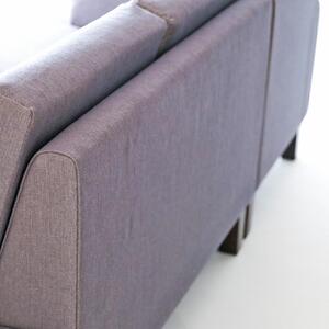 旭川家具 MUKU工房オリジナル ROLAN(ローラン) ブラウン色 【 国産 無垢 インテリア 木製 ナチュラル ソファ ソファー 3人掛け カウチ コーナー リビング ダイニング 北海道 】_01006