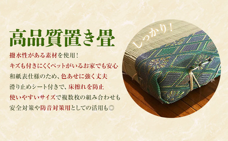 インテリア 畳 畳職人の手仕事 高品質置き畳１枚 60cm×60cm 大高畳店《30日以内に出荷予定(土日祝除く)》栃木県 野木町 置き畳 和室 家具