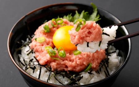 AS-022　鹿児島県産 本マグロ100% ネギトロ 200g(100g×2) 約4人前 【2026年1月下旬より順次出荷】 