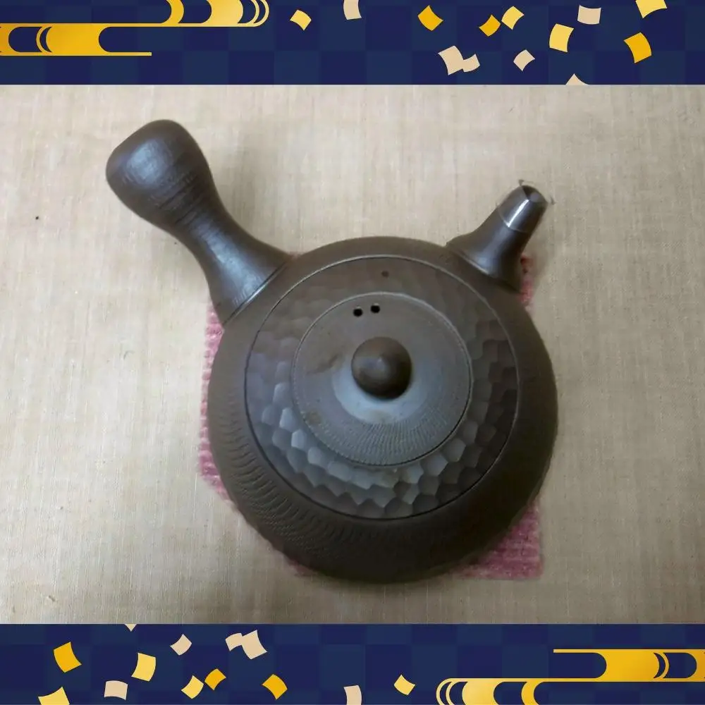 【萬古焼（ばんこやき）】急須1.5号中帯ダイヤ