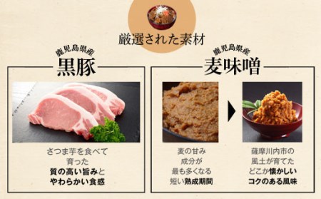 AS-722 薩摩川内市ご当地ｸﾞﾙﾒ 薩摩國のせごどんぶい黒豚丼6食