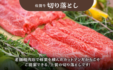 佐賀牛バラエティセット（切り落とし 500g＆サイコロステーキ 食べ比べ 300g）/ 牛肉切り落とし ステーキ [IAH201]