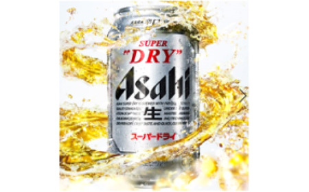 【6か月定期便】【福島のへそのまち　もとみや産】アサヒスーパードライ350ml×24本【07214-0389】