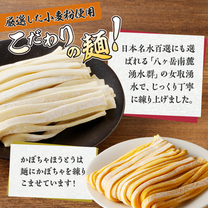 ほうとう2人前セット　かぼちゃ・辛みそ [h096]