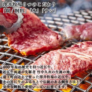  近江牛 牛肉 焼肉 三種 盛り合わせ 400g 