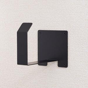 ヘルメット壁掛けホルダー　黒