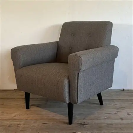 Marguerite Sofa 1人掛け (マーガレットソファ) ヘリンボーン グレー【SWOF】_雑貨・日用品 椅子・チェア・ソファ 家具・インテリア _【1396559】