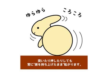 ウサギのふりころり No.254