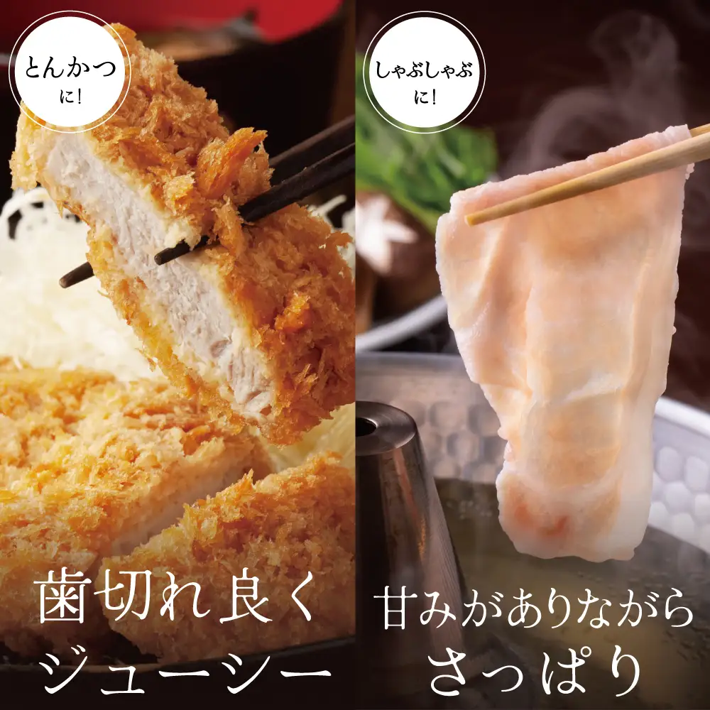 【ブランド黒豚】かごしま黒豚 2種 計600g ローススライス＆ロースとんかつ用 お肉 国産 豚肉 鹿児島県産 冷凍 南さつま市