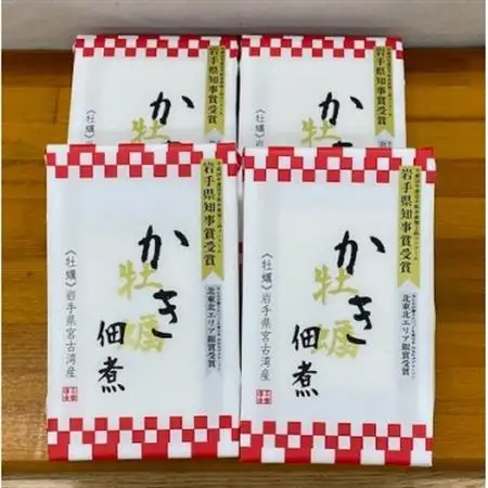 牡蠣佃煮4箱セット_魚介・海産物     魚介・海産物 牡蠣（カキ） 貝 かき_【1403812】