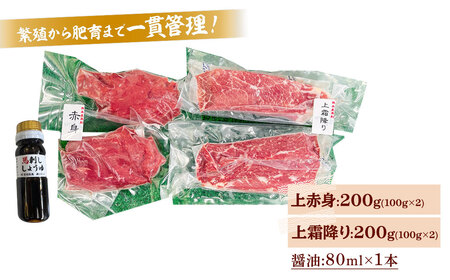 純熊本県産 上霜降り 馬刺し セット（小） 400g 馬肉 上赤身