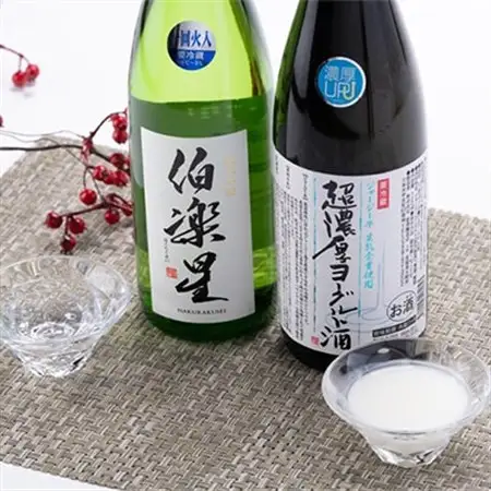 【宮城の人気蔵】伯楽星 純米吟醸・超濃厚ヨーグルト酒　720ml×2本_酒・アルコール     酒・アルコール 純米吟醸 日本酒 sake サケ_【配送不可地域：離島】【1389319】