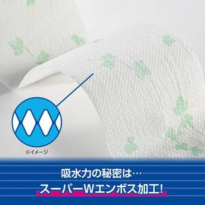 【大人気】シャワートイレのためにつくった吸水力が2倍の トイレットペーパー 72ロール｜エリエール  ダブル 12ロール 6パック 無香料