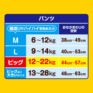 グーン ぐんぐん吸収パンツ BIGサイズ50枚×3パック（男女共用）（パンツタイプ）