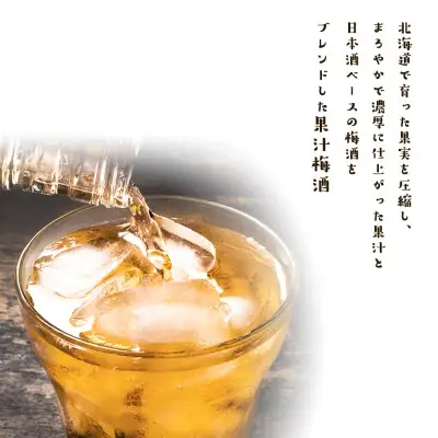 高砂酒造 蝦夷蔵梅酒ラボセット〈余市林檎〉2本_Y020-0727