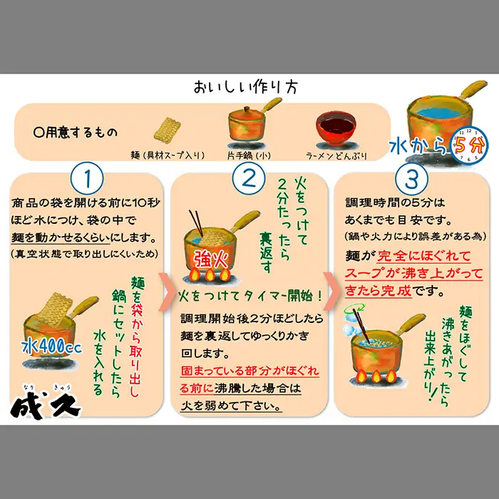 成久【冷凍】ラーメン4種セット No.004
