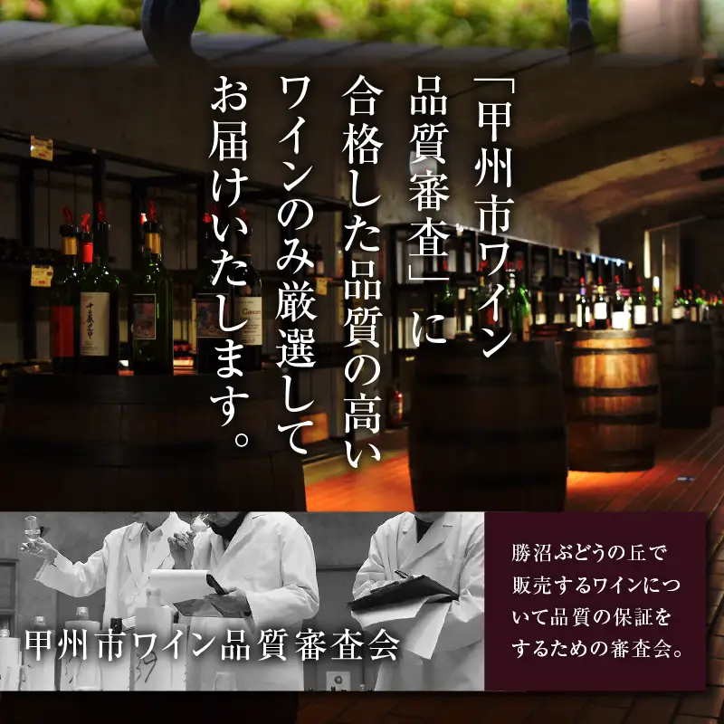 ワイン 勝沼ぶどうの丘推奨赤ワイン3本+タートヴァン（KBO）D-616