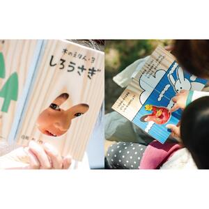 木のえほん3巻「しろうさぎ」（カバーケース付き）